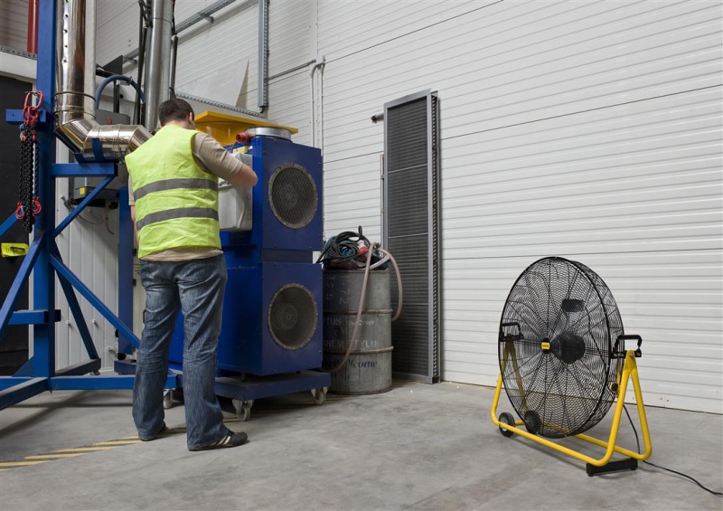 Mobilné ventilátory z veľkým prietokom vzduchu, profesionálne stropné ventilátory